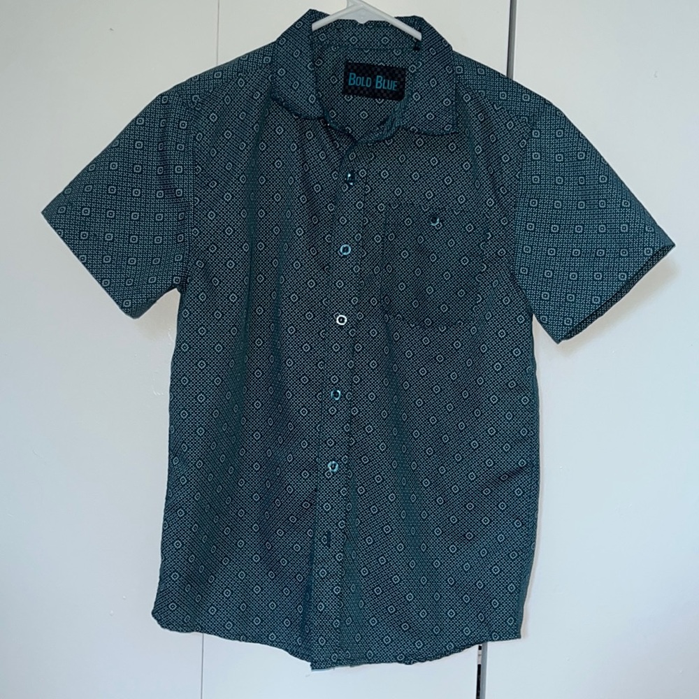 Boys 9 Year Old Button Collar Shirt